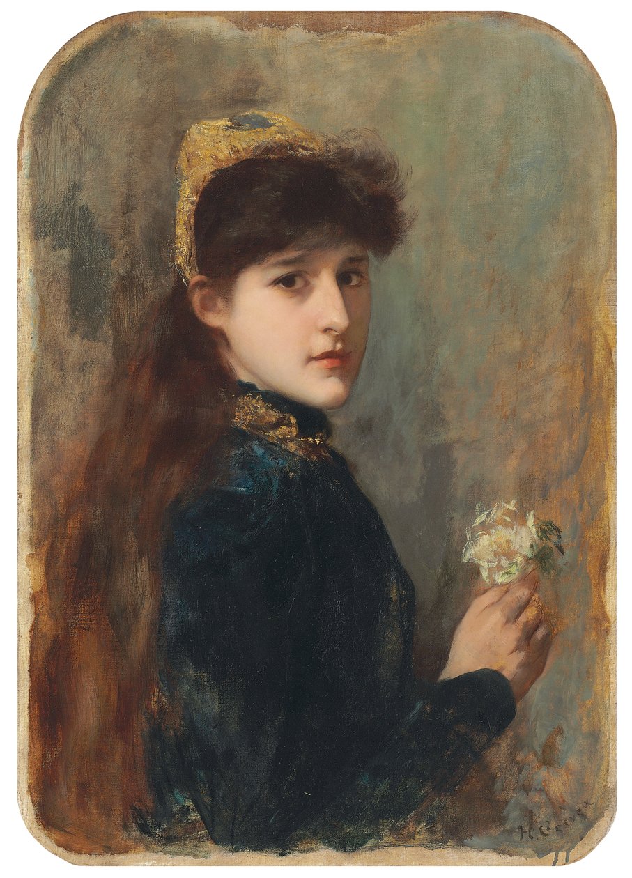 Genç Bir Kızın Portresi, c.1877-1880 by Henri Gervex