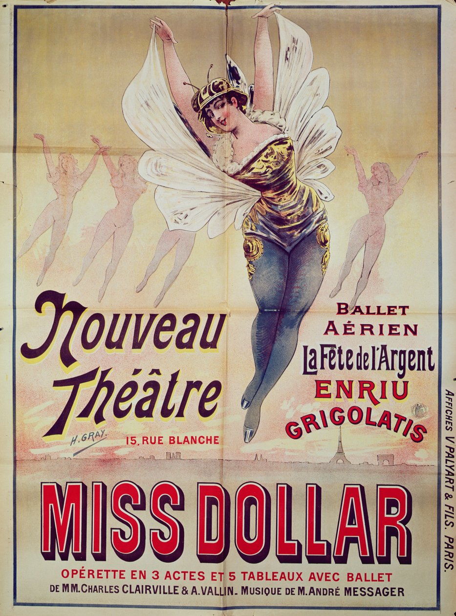Nouveau Theatre, rue Blanche, Paris, 1893