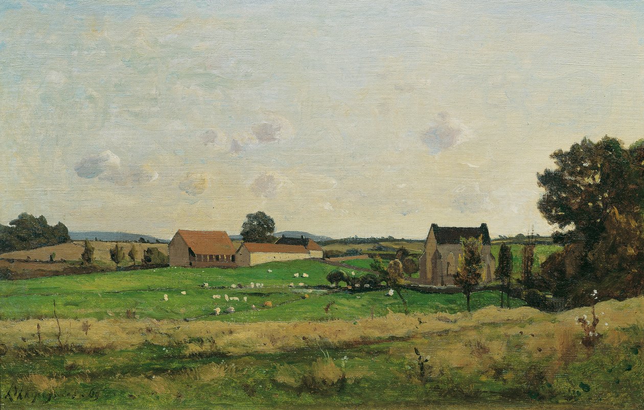Saulce Malikanesi (Gonne Dept.) by Henri Joseph Harpignies