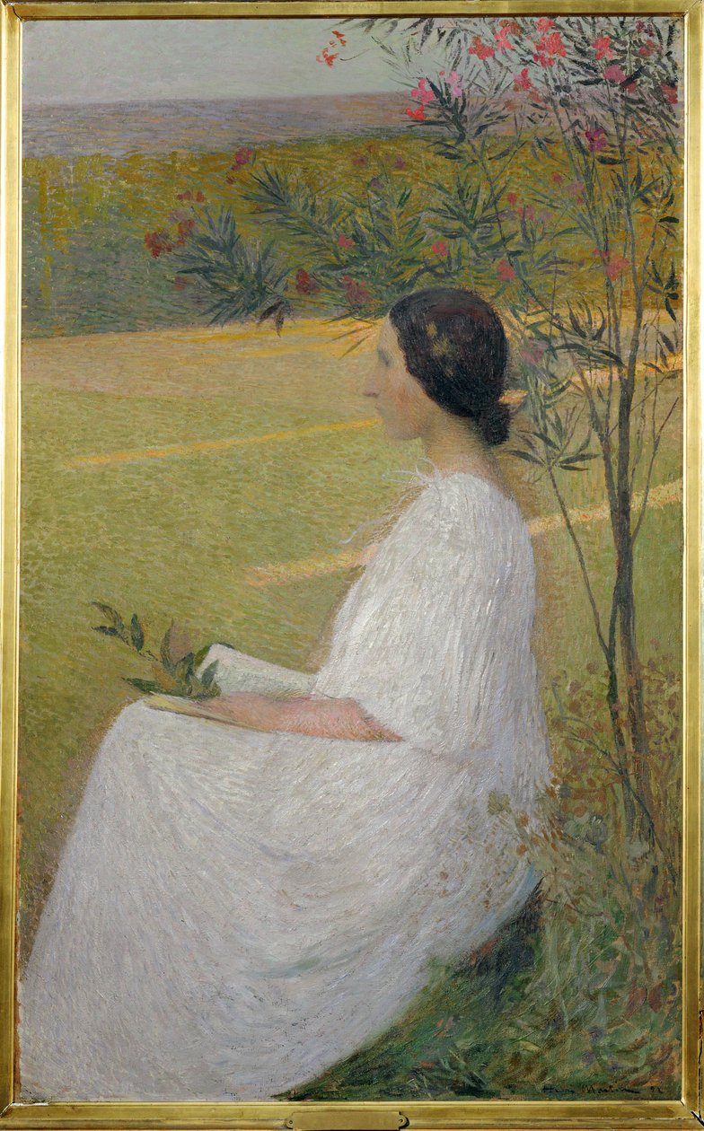 İlham Perisi (tuval üzerine resim) by Henri Jean Guillaume Martin