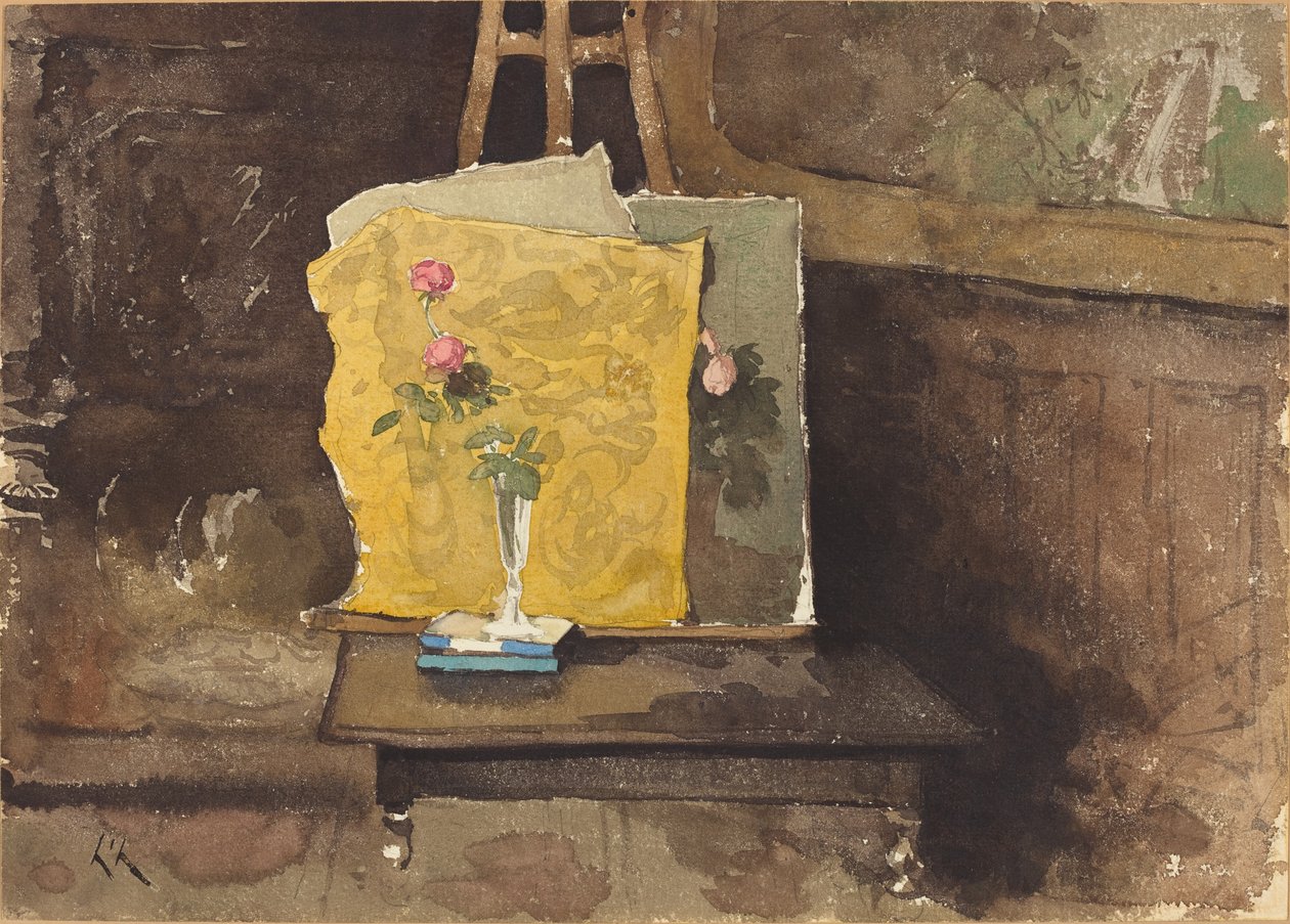 Stüdyonun Bir Köşesi by Henri Joseph Harpignies