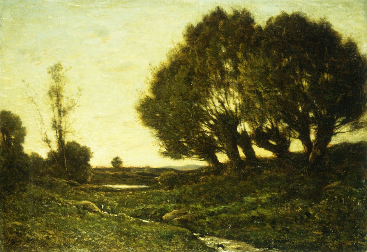 Deresi Olan Ormanlık Bir Peyzaj, 1903 by Henri Joseph Harpignies