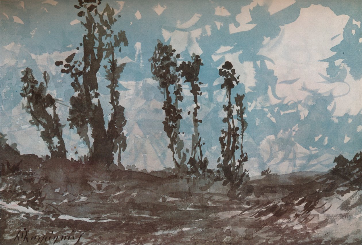 Kavak, c1839-1916, 1924 by Henri Joseph Harpignies