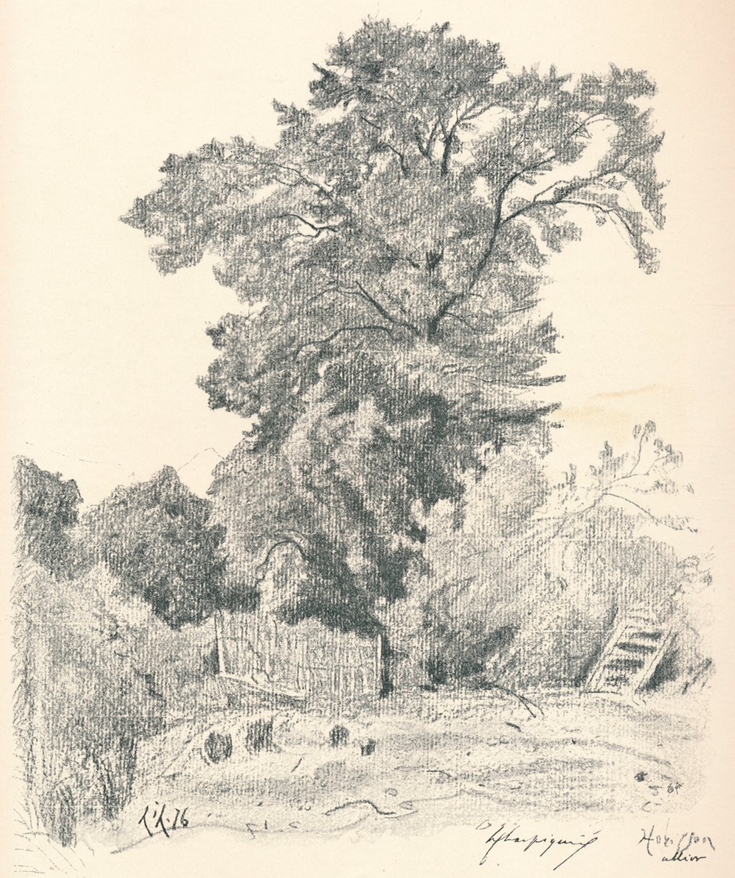 Ağaçların İncelenmesi, c1839-1898, 1898 by Henri Joseph Harpignies
