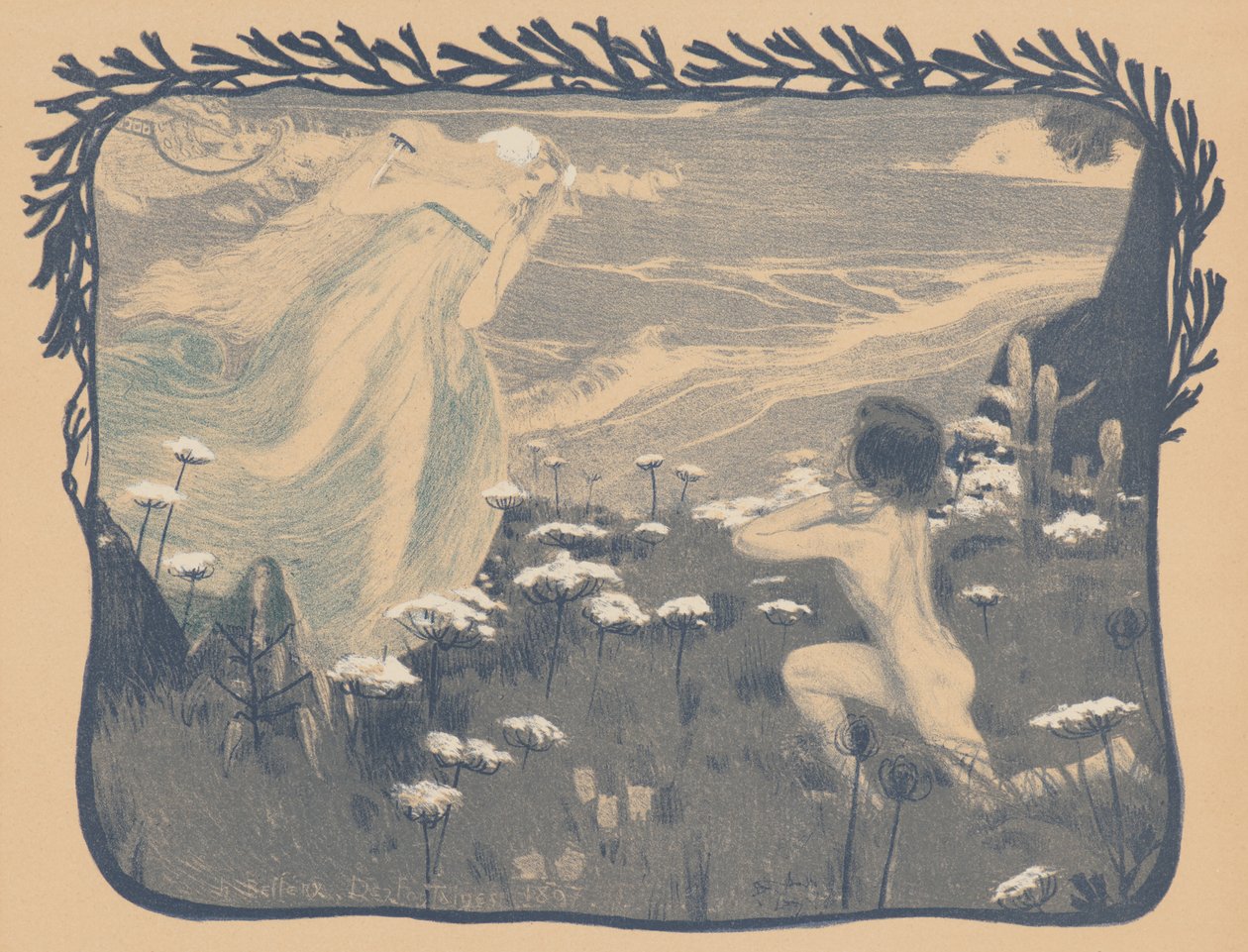 İllüzyon, 1897. by Henri Jules Ferdinand Bellery Desfontaines