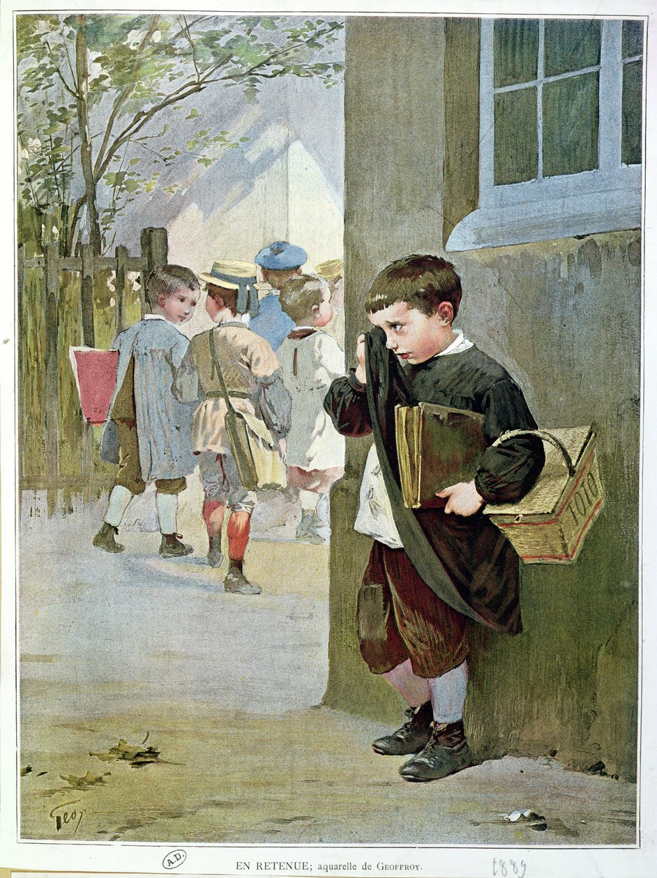 Gözaltında, 1889 by Henri Jules Jean Geoffroy