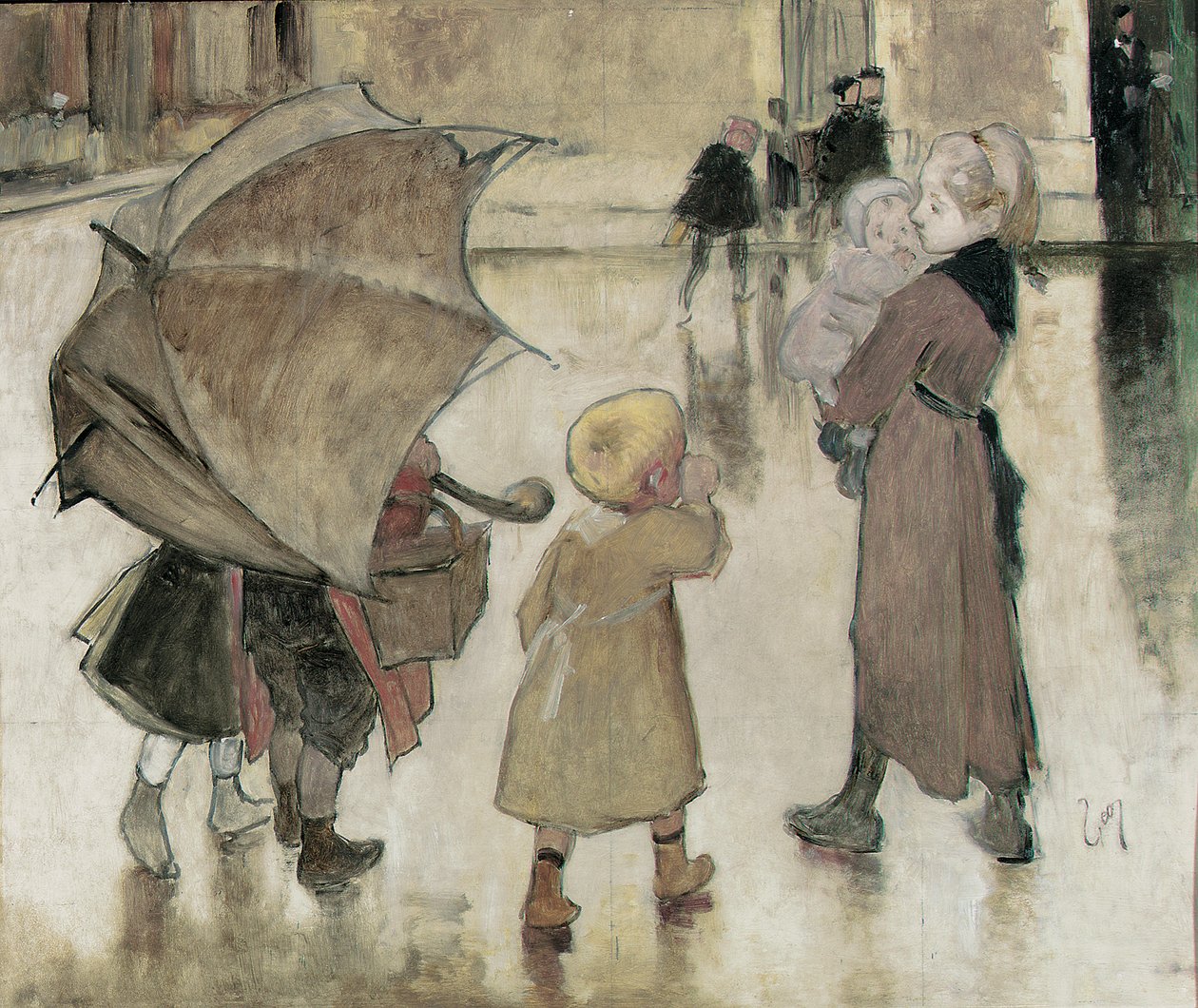 Okula dönüş by Henri Jules Jean Geoffroy