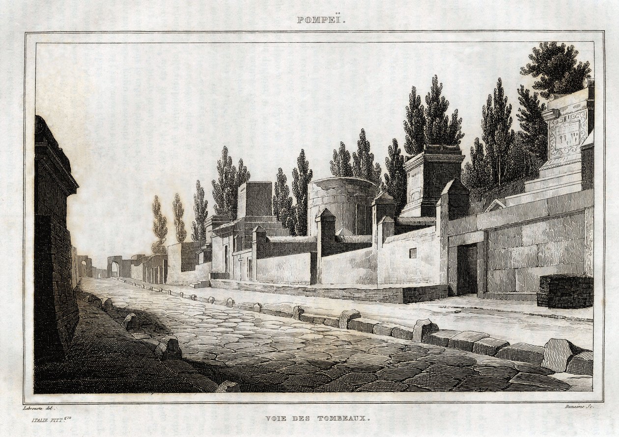 Mezarlara giden yol, Pompei