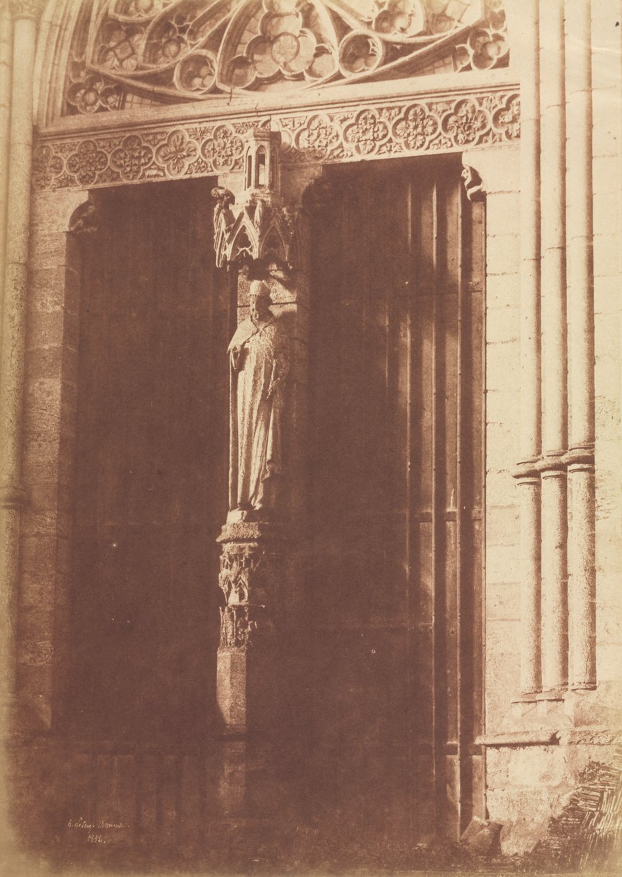 Amiens, Transept'in Kuzey Cephesi by Henri Le Secq