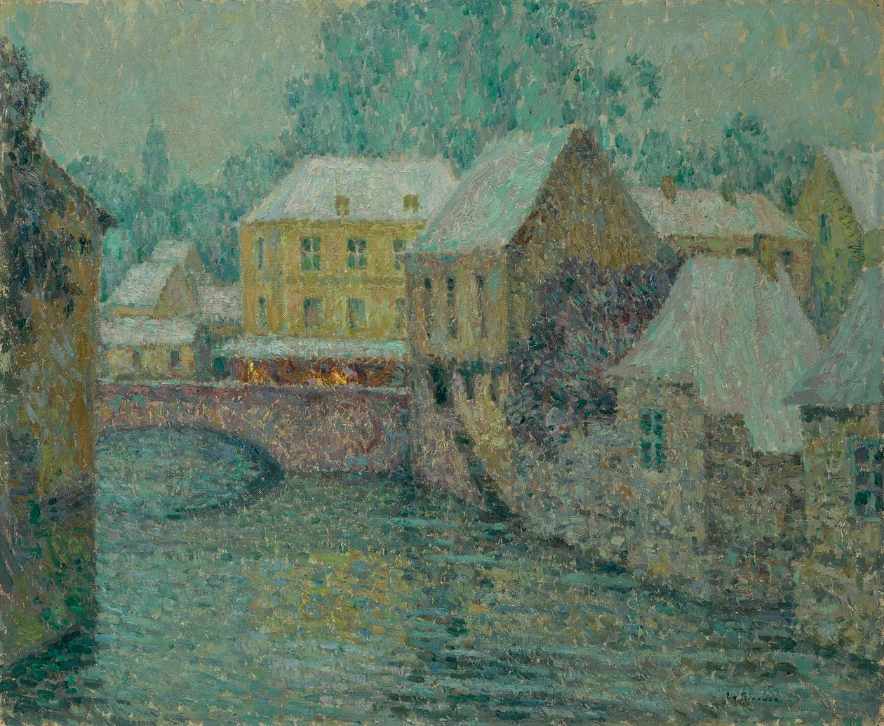 Neige Kar, 1917. by Henri Le Sidaner