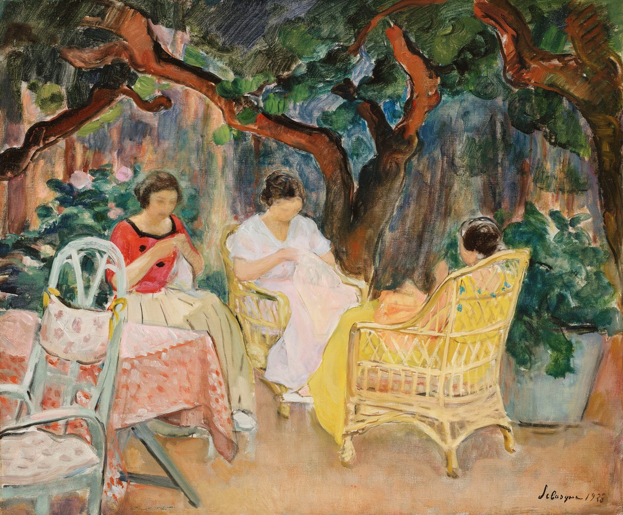 Öğleden sonra; Apres-midi, 1923 by Henri Lebasque
