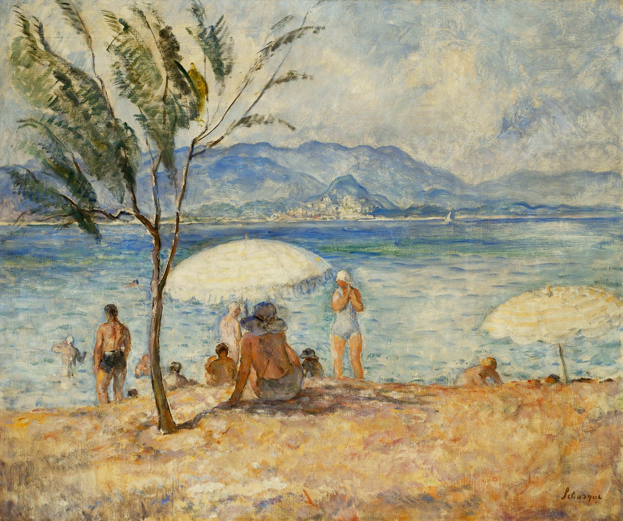 banyo yapanlar; banyo yapanlar, by Henri Lebasque