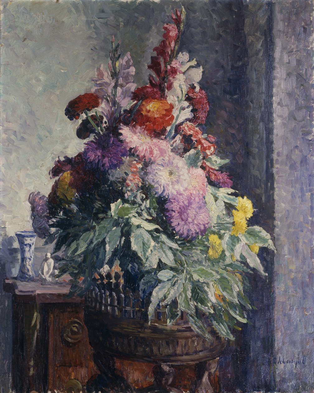 Çiçek Buketi ile İç Mekan; Bir Buket Çiçek ile İç Mekan, by Henri Lebasque