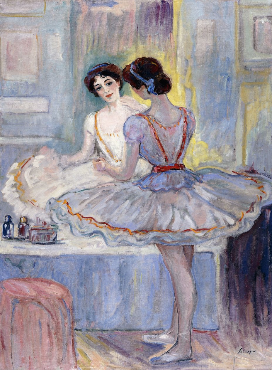 Bayan Zambelli, Soyunma Odasında; Matmazel Zambelli, locasında, 1912 by Henri Lebasque