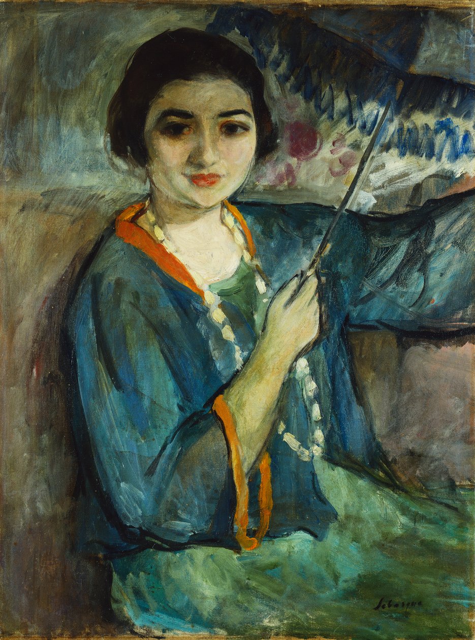 Şemsiyeli Nono; Dokuzuncu ila l "Şemsiyeler, by Henri Lebasque