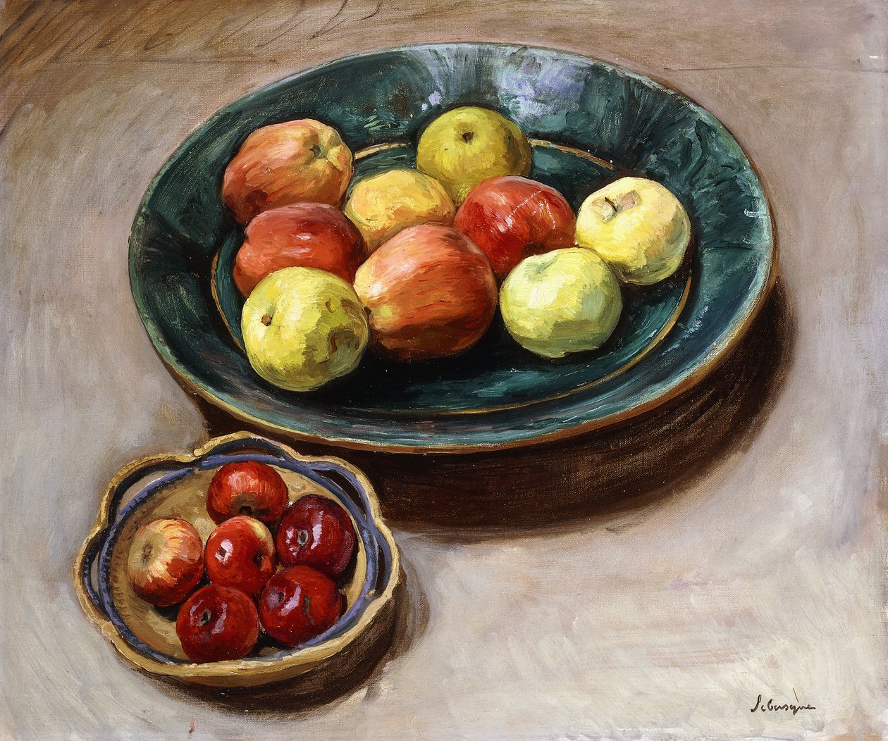 Elma ile Natürmort; Doğa Morte aux Pommes, c.1926 by Henri Lebasque