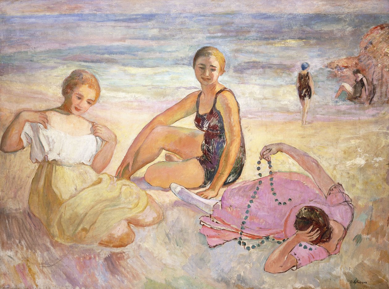 Sahilde Üç Kadın; Sahilde Üç Kadın, by Henri Lebasque