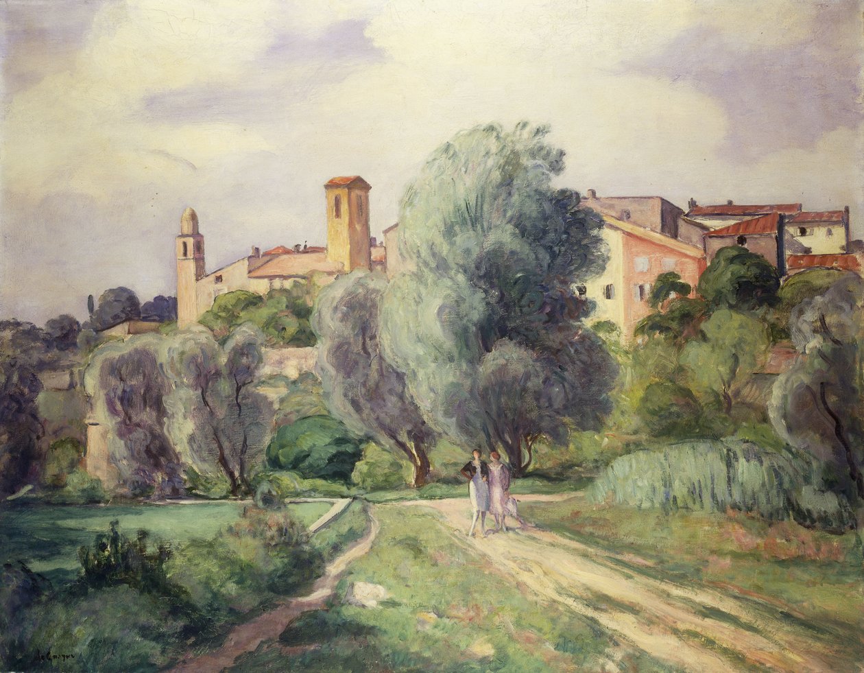 Kırsalda İki Kadın; Kırsalda iki kadın, by Henri Lebasque