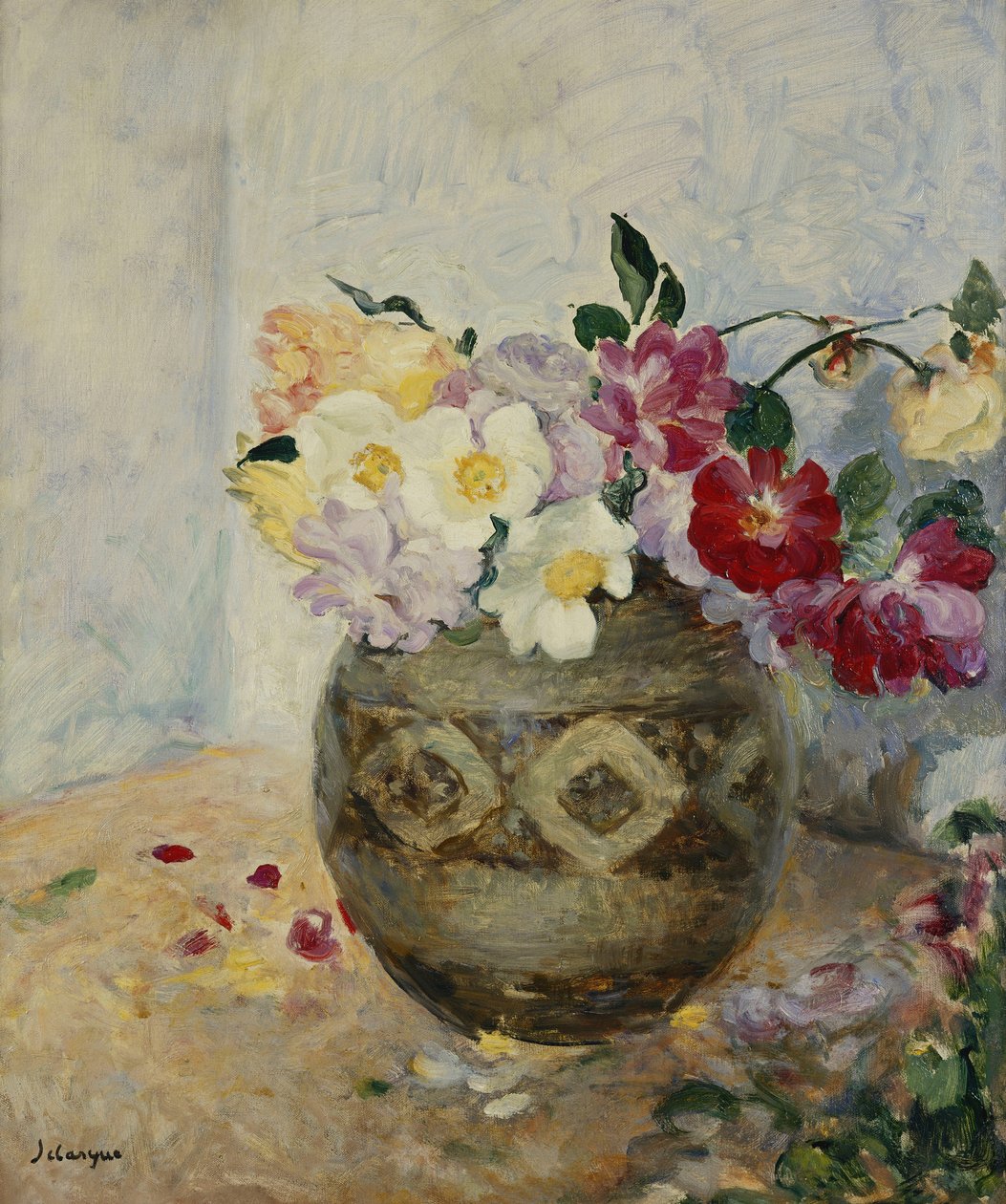 Çiçek vazosu; Çiçek vazosu, by Henri Lebasque