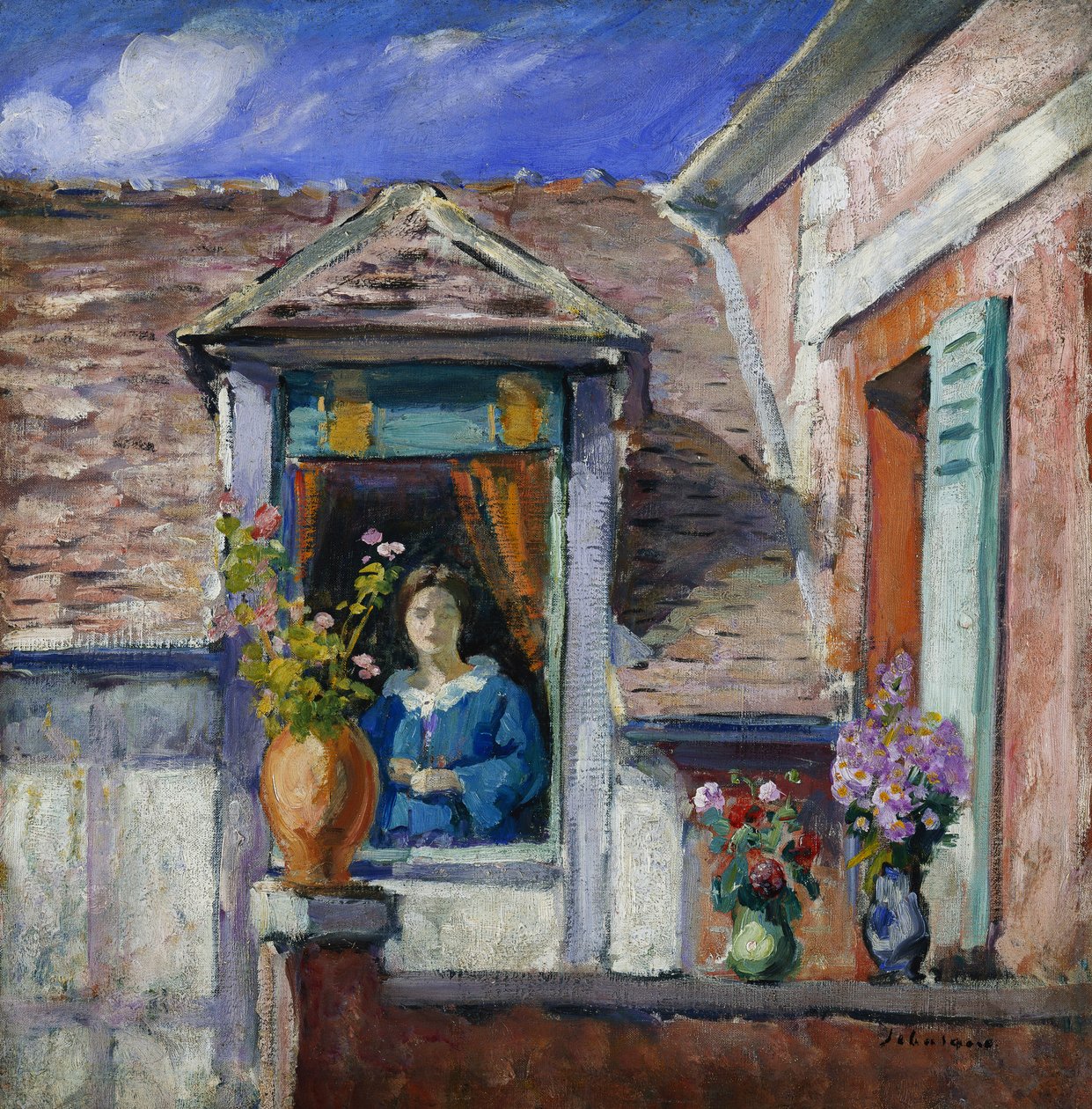 Penceredeki kadın; Femme a la Fenetre, by Henri Lebasque