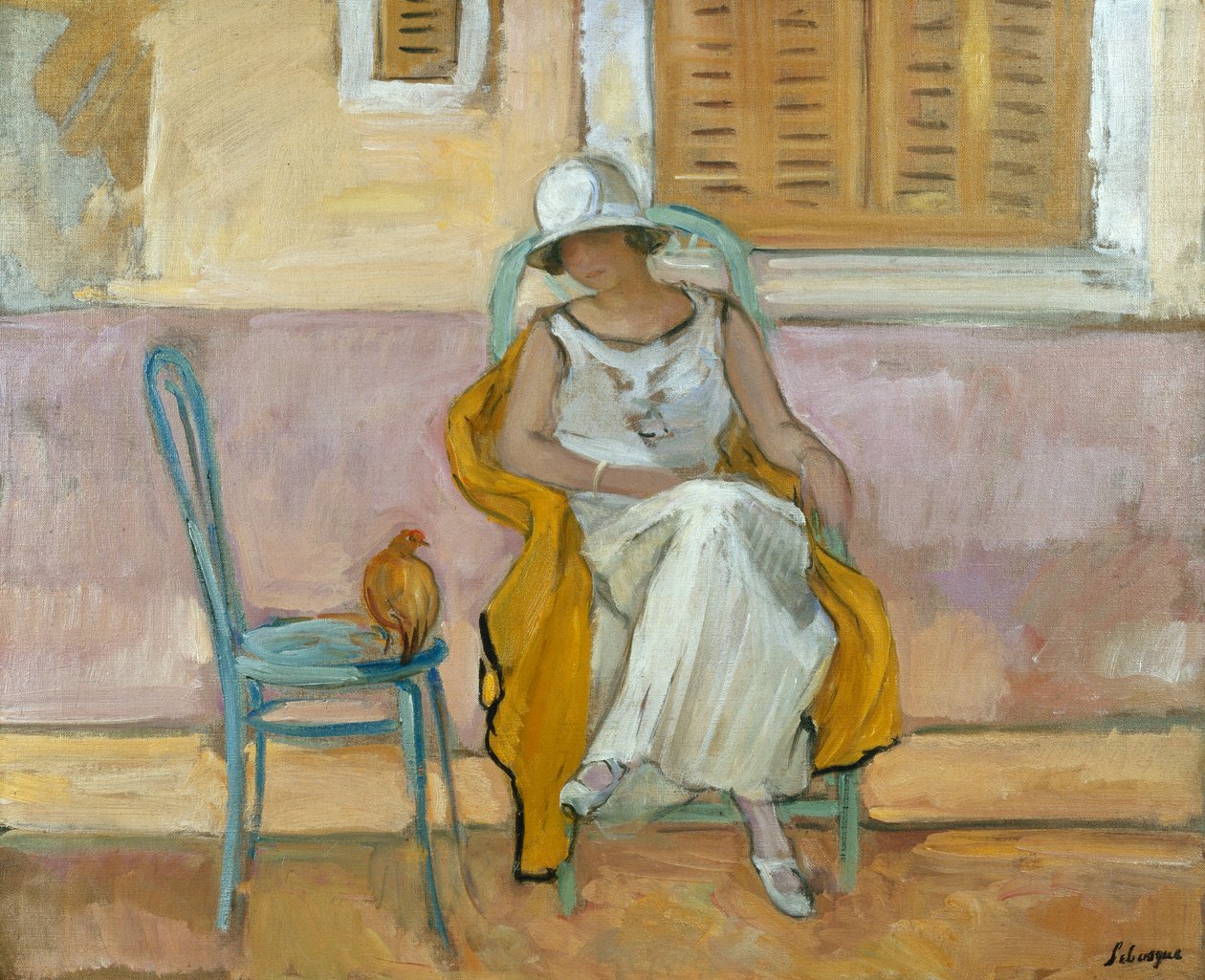 Beyaz Elbiseli Kadın; Beyaz Elbiseli Kadın, 1923 dolayları by Henri Lebasque