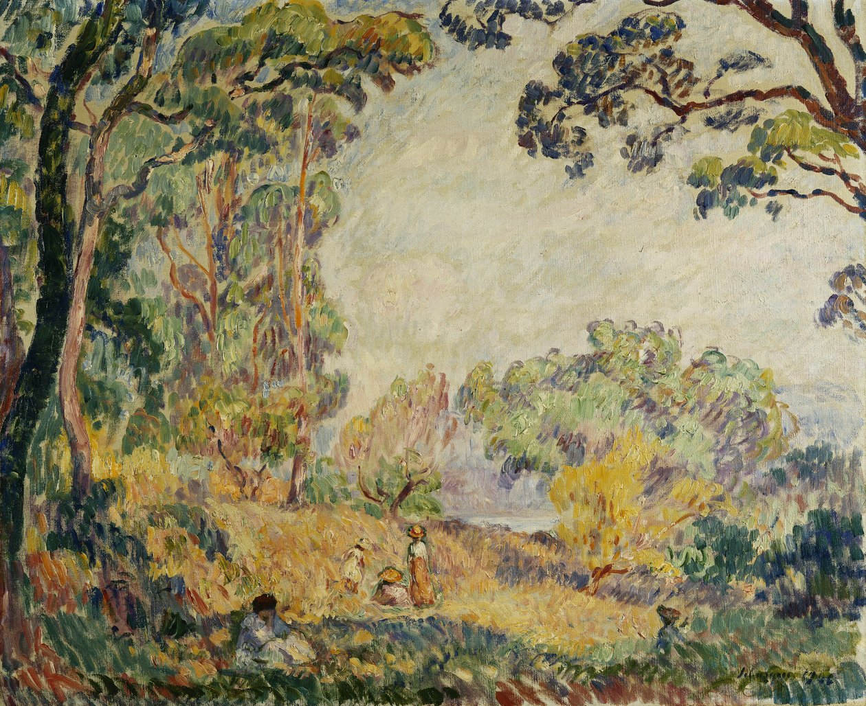 Kırsalda Kadın ve Kız Çocukları; Kırsalda Kadınlar ve Kız Çocukları, 1906 by Henri Lebasque