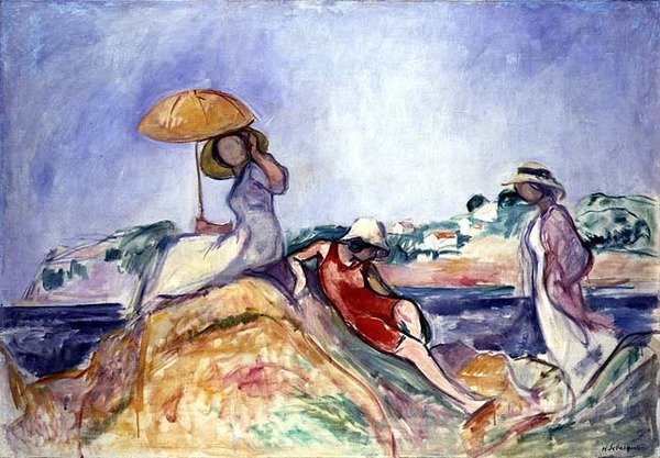 Denizdeki Kadınlar, 1910 dolayları (tuval üzerine yağlı boya) by Henri Lebasque