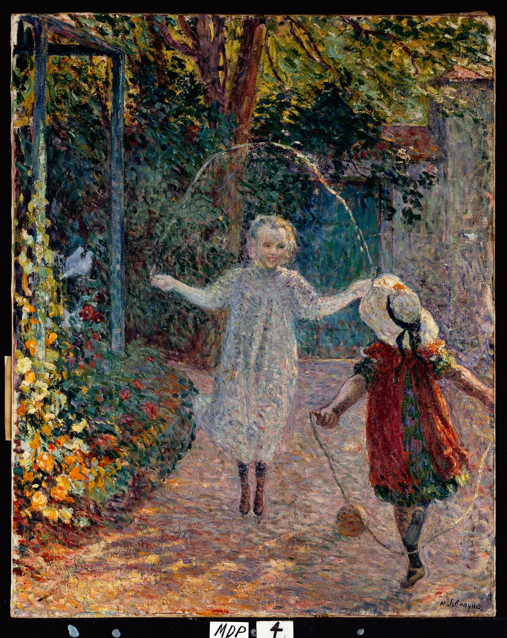 Bahçede Oynayan Genç Kızlar, 1899 by Henri Lebasque