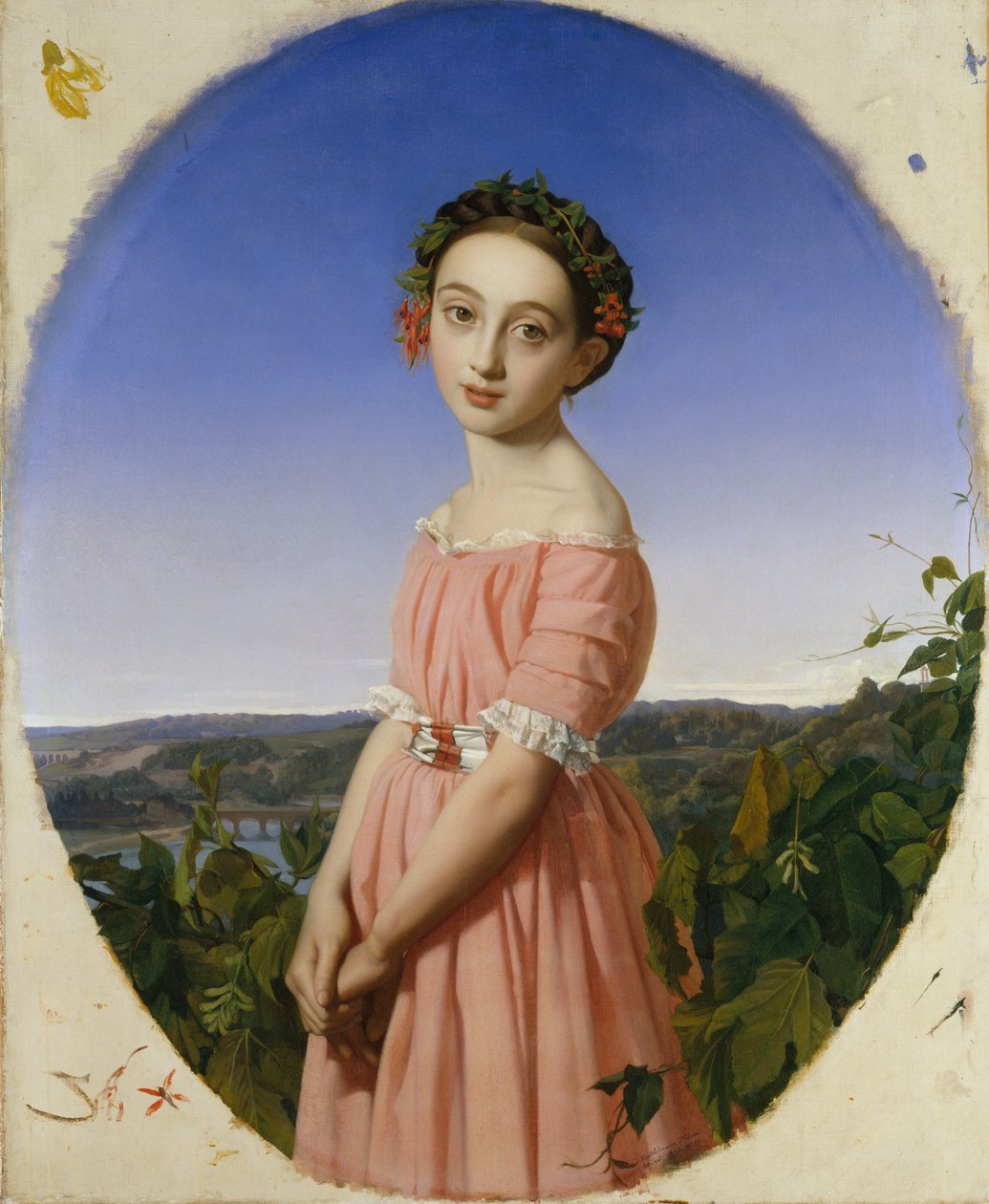 Faustine Leo 1832-1865, 1842. by Henri Lehmann