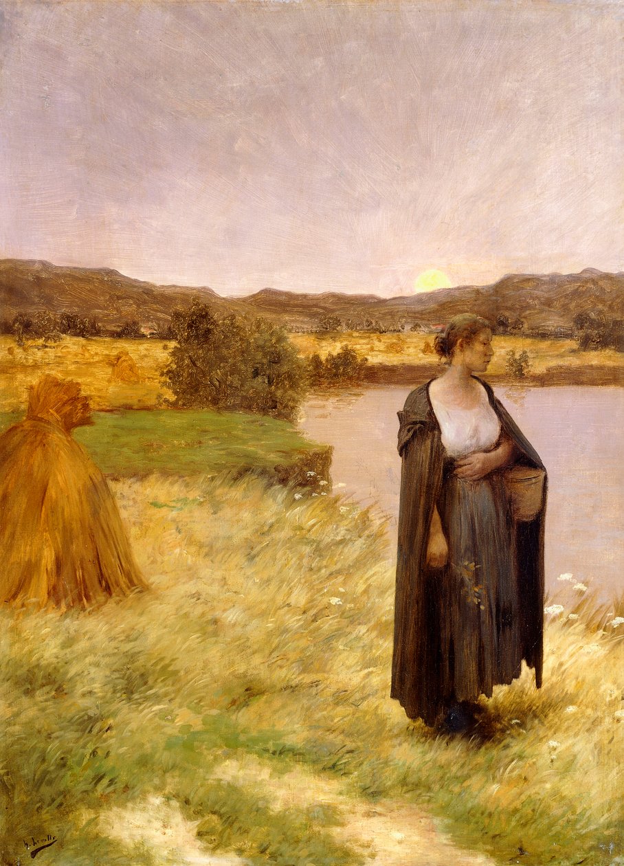 Ayın doğuşu by Henri Lerolle