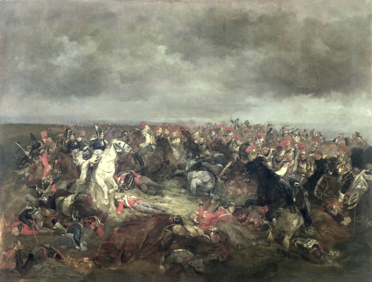 Mareşal Ney (1769-1815) ve Waterloo, 1869 by Henri Louis Dupray