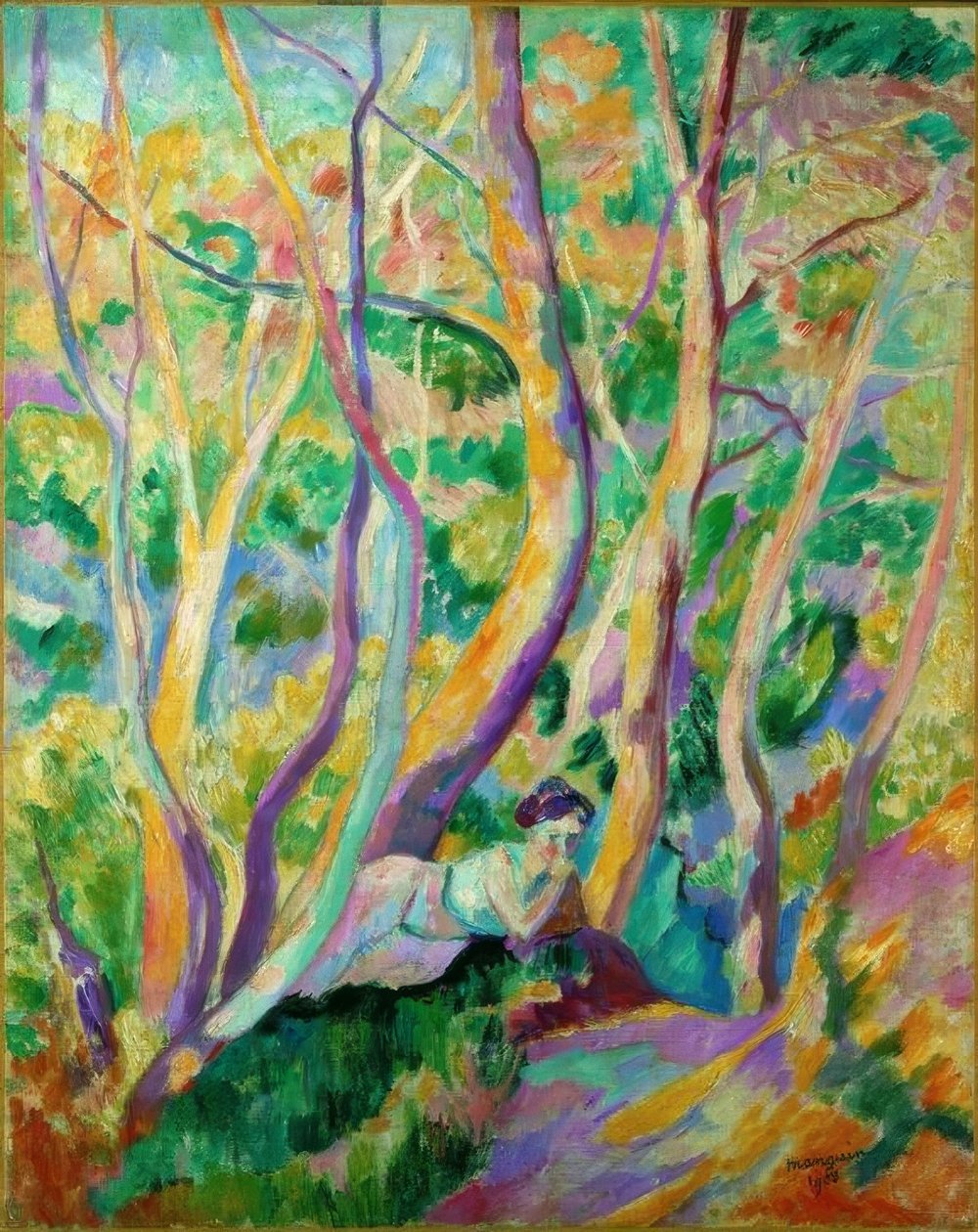 ormandaki kadın by Henri Manguin