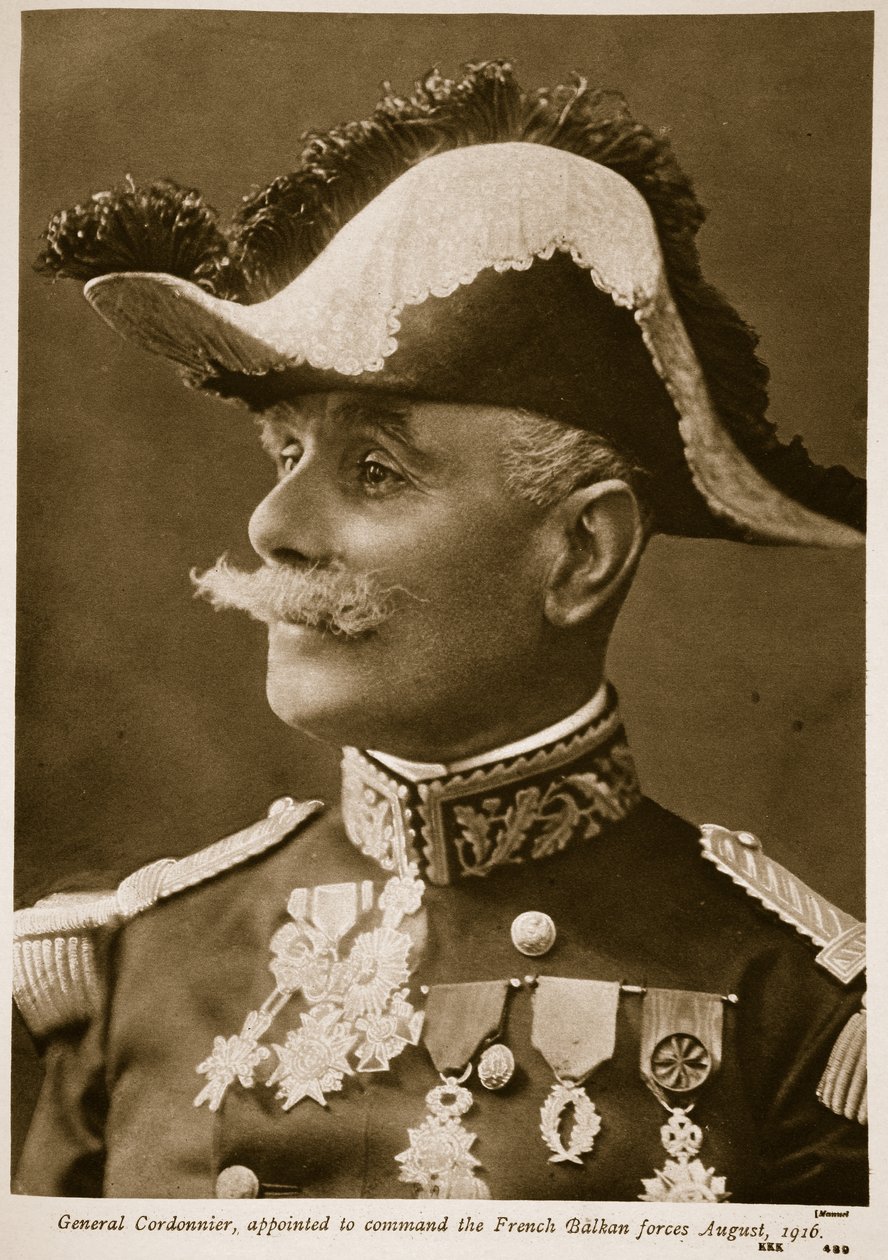 General Cordonnier, Ağustos ayında Fransız Balkan kuvvetlerine komuta etmek üzere atandı by Henri Manuel
