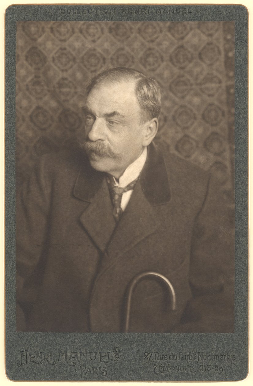 Marcel Prevost (1862-1941) (s/b fotoğraf) by Henri Manuel