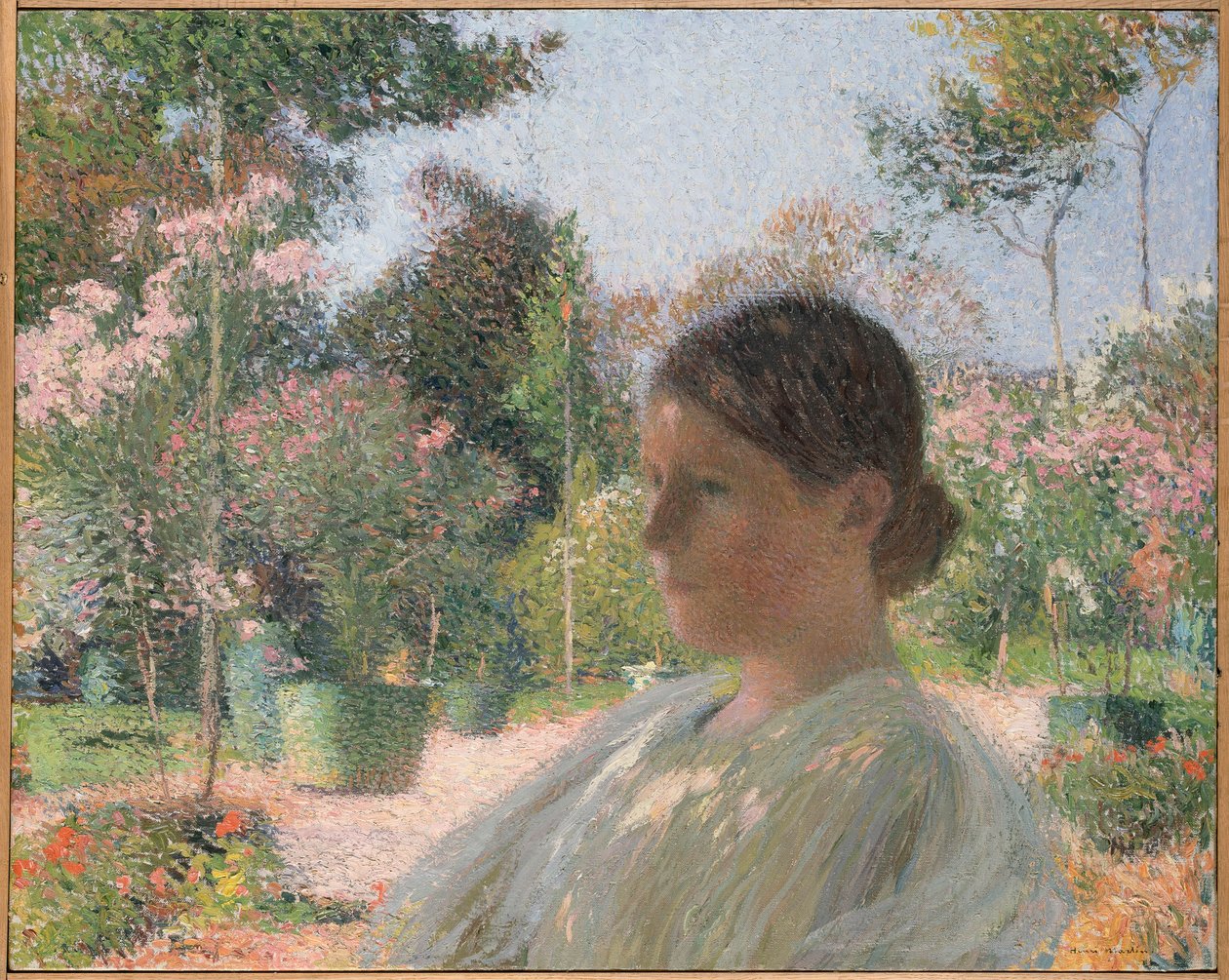 Bahçede, yaklaşık 1904. by Henri Martin