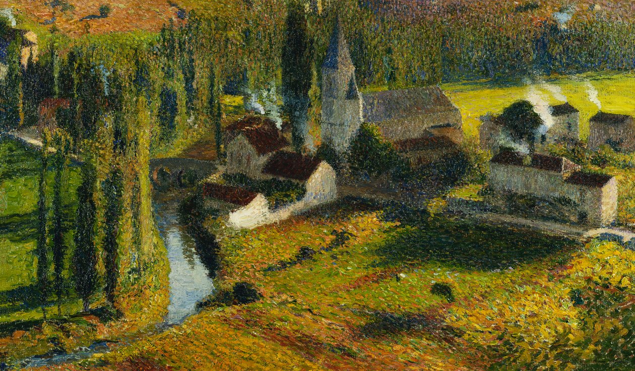 Müstahkem Kasaba Yeşili; La Bastide du Vert, by Henri Martin