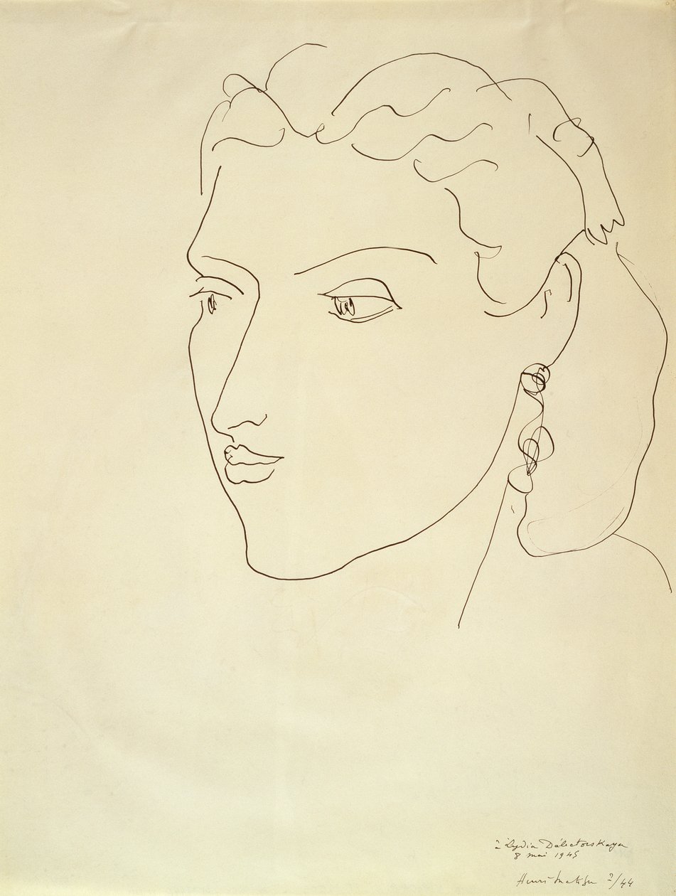 Bir Kadın Portresi by Henri Matisse