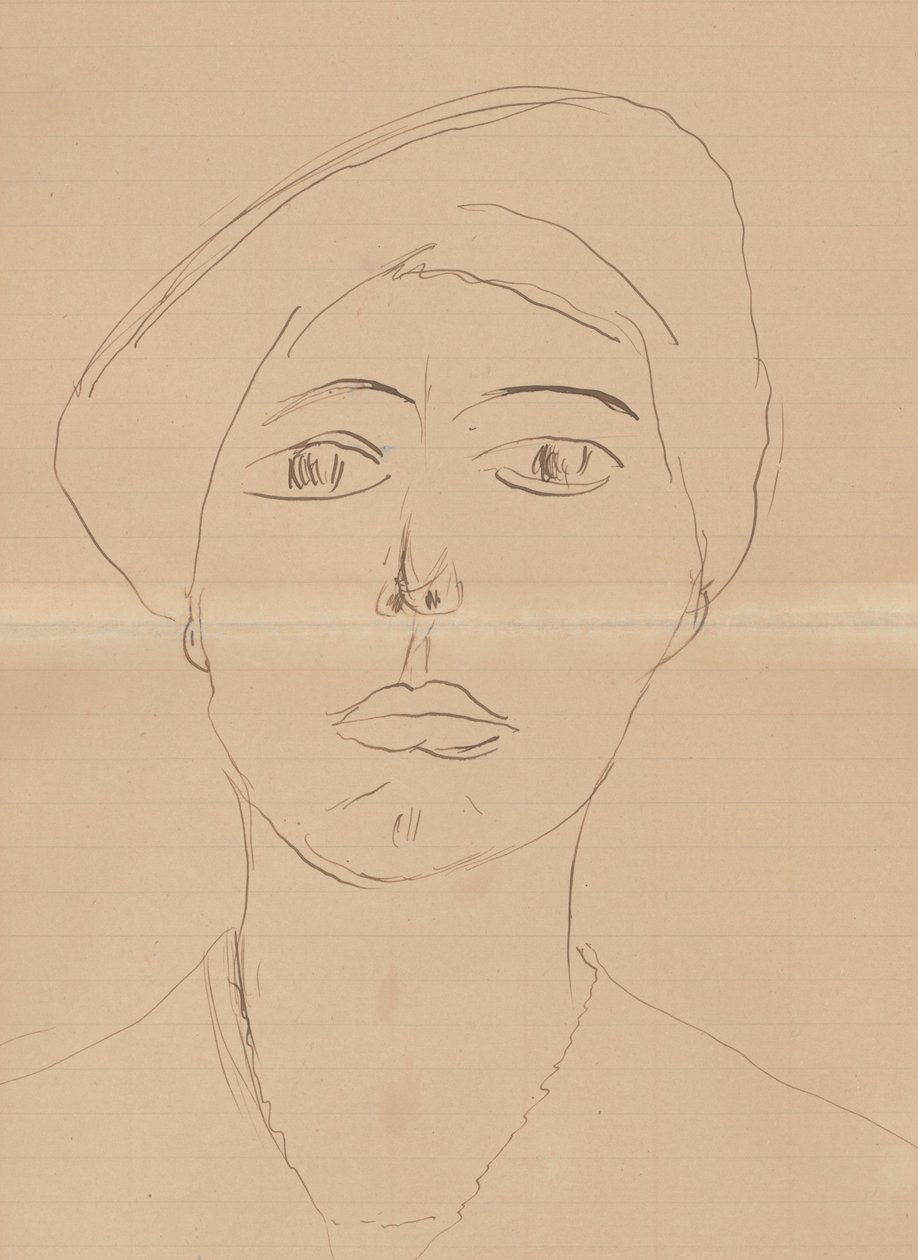 Bir kadın portresi (Olga Meerson) by Henri Matisse