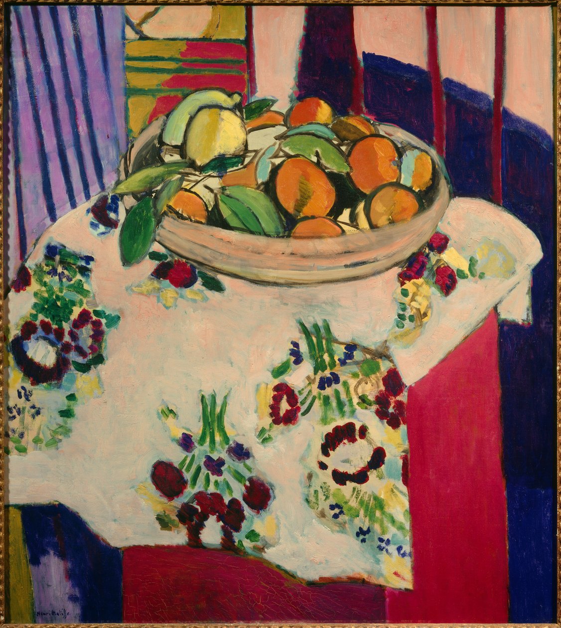 Portakallı Natürmort 1912 (tuval üzerine yağlıboya) by Henri Matisse
