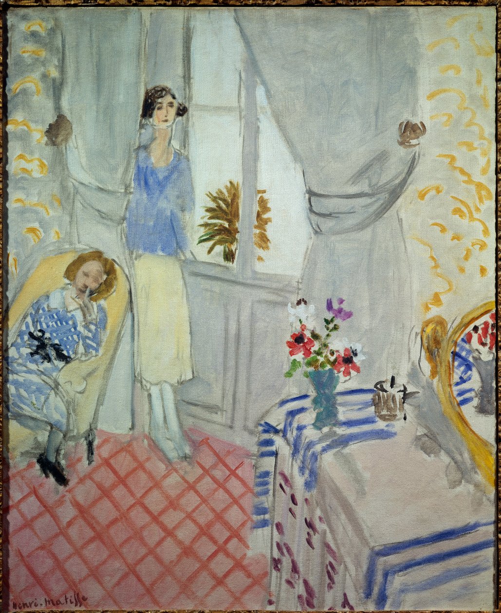 le boudoir 1921 (tuval üzerine yağlıboya) by Henri Matisse