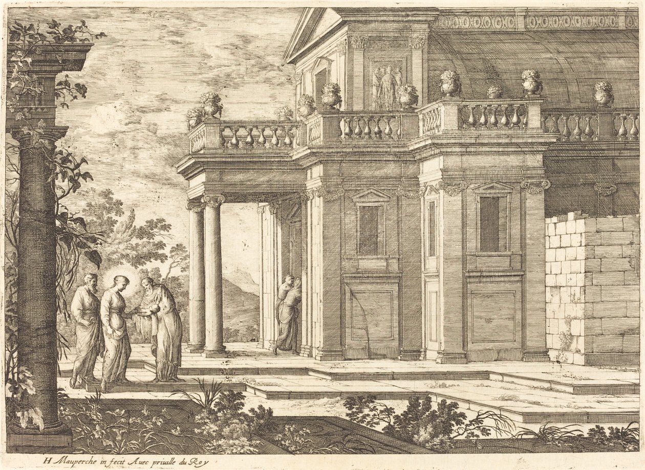 Tapınakta Sunum by Henri Mauperche