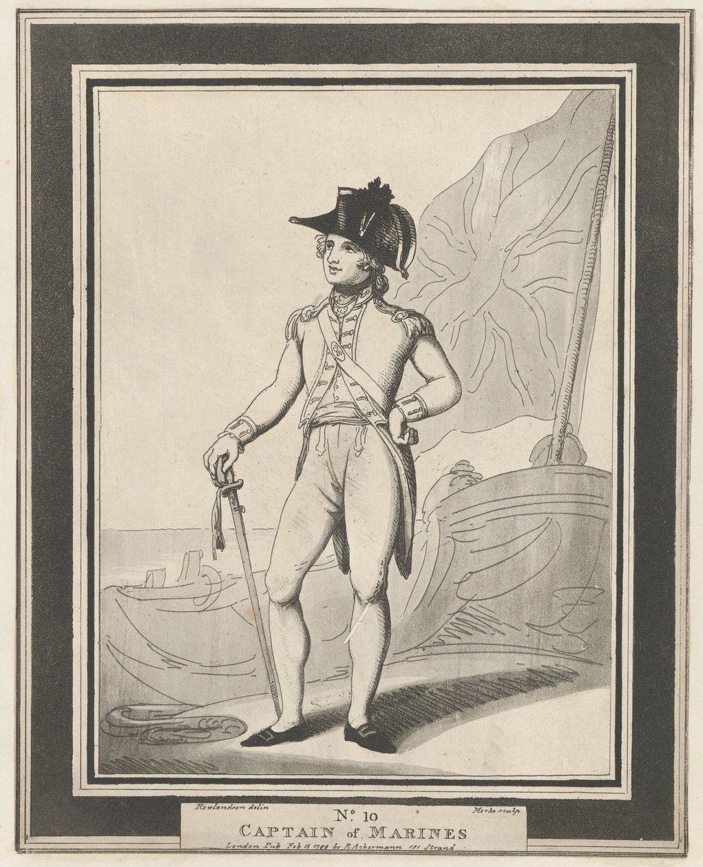 No. 10: Deniz Kuvvetleri Komutanı, 15 Şubat 1799. by Henri Merke