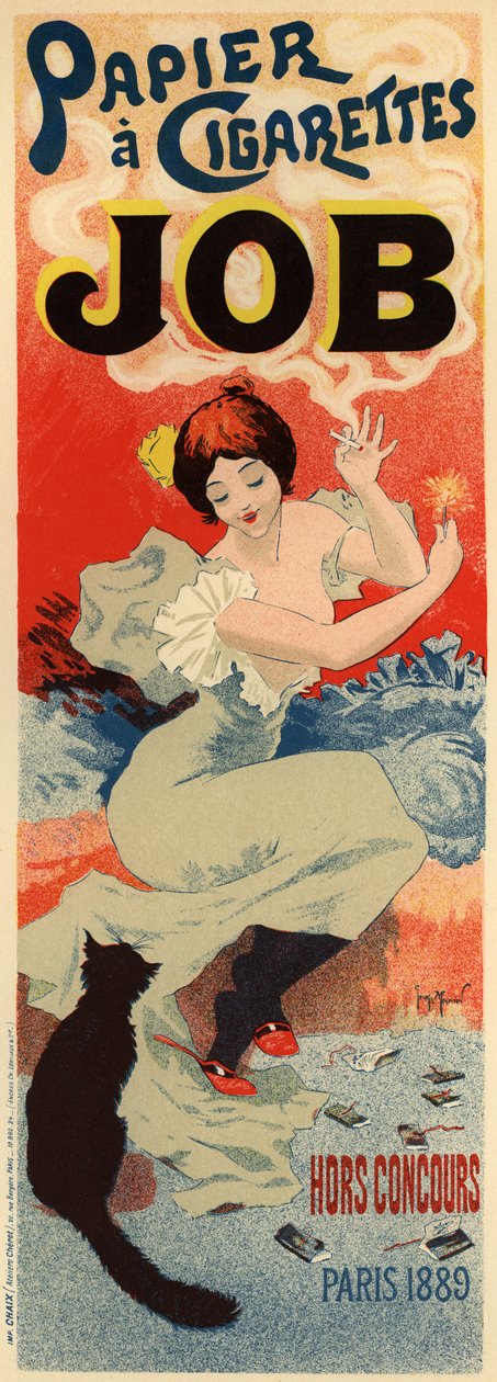 Kağıt mendil İşi için Reklam Afişi, c. 1900 by Henri Meunier