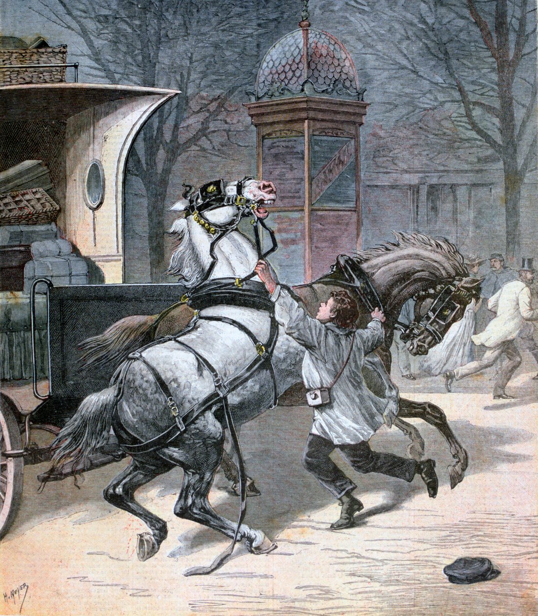 Genç, cesur bir adam, Paris, 1892 by Henri Meyer