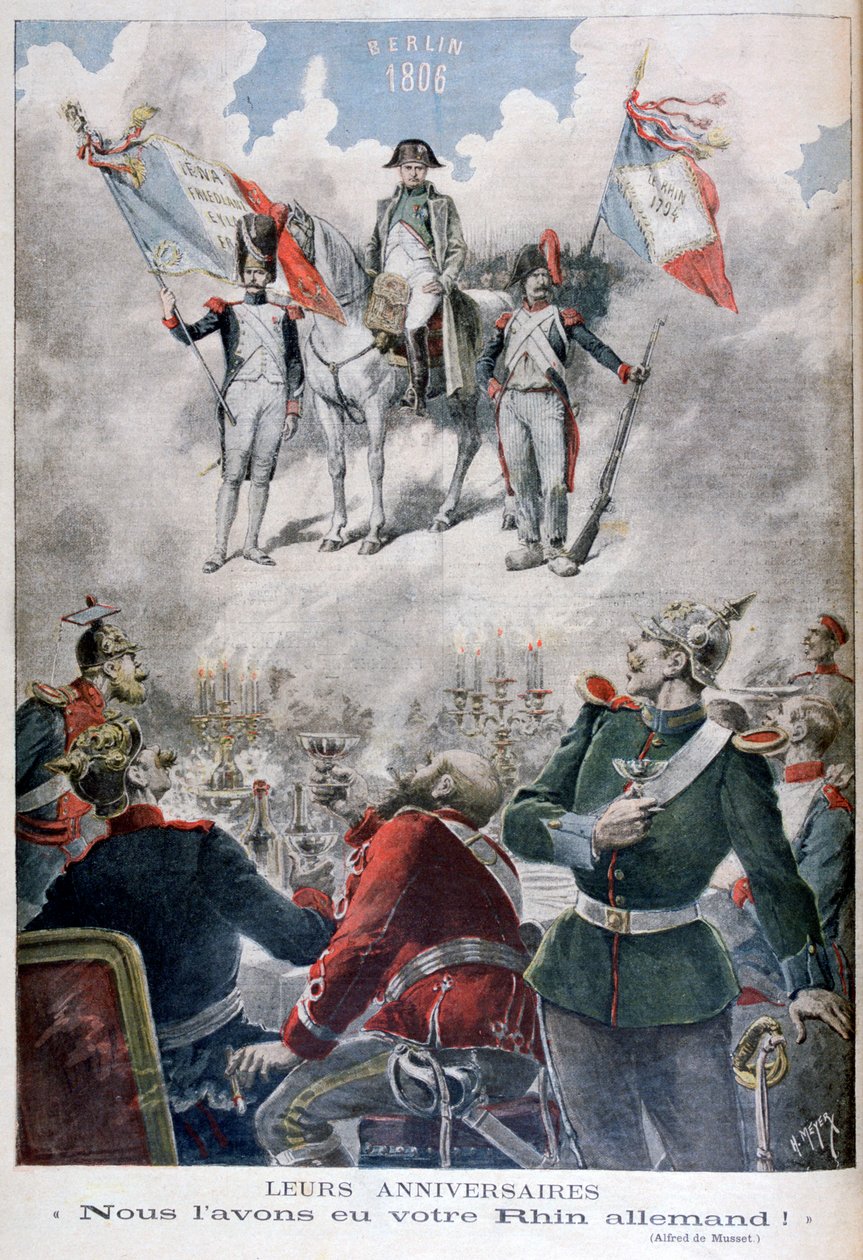 Alman karşıtı alegori, 1895 by Henri Meyer