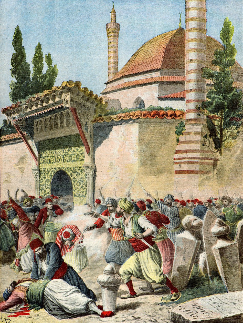 Camiye Ermeni saldırısı by Henri Meyer