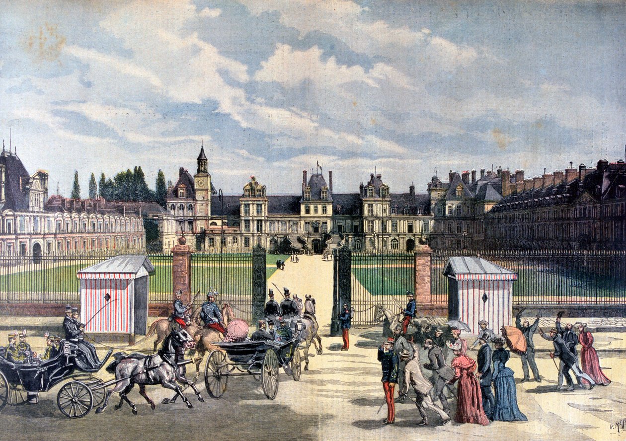 Cumhuriyet başkanı Château de Fontainebleau