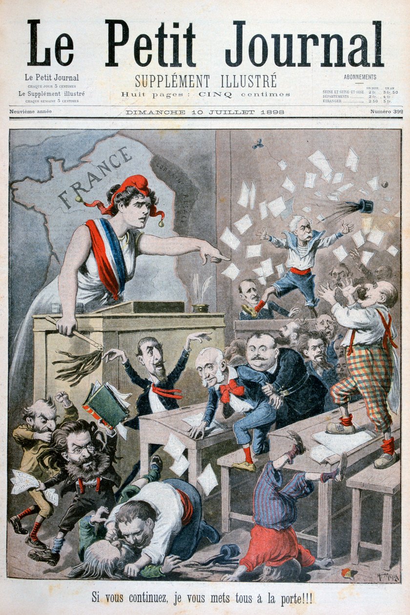 Temsilciler Meclisi Karikatürü, Paris, 1898 by Henri Meyer