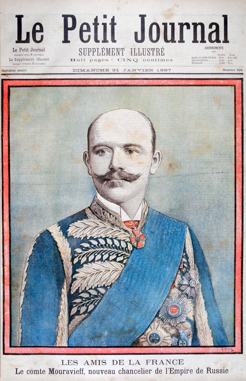 Kont Mouravieff, Rusya Dışişleri Bakanı, 1897 by Henri Meyer