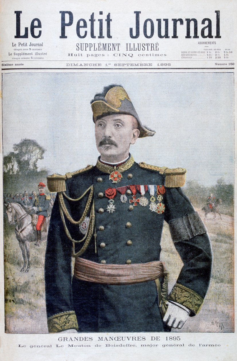 General Raoul le Mouton de Boisdeffre, Fransız askeri, 1895 by Henri Meyer